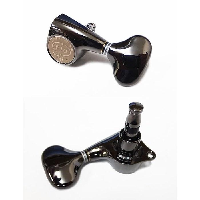 GOTOH SGL510Z L5 CK L3 R3 Cosmo Black Колки для гитары 6 шт.