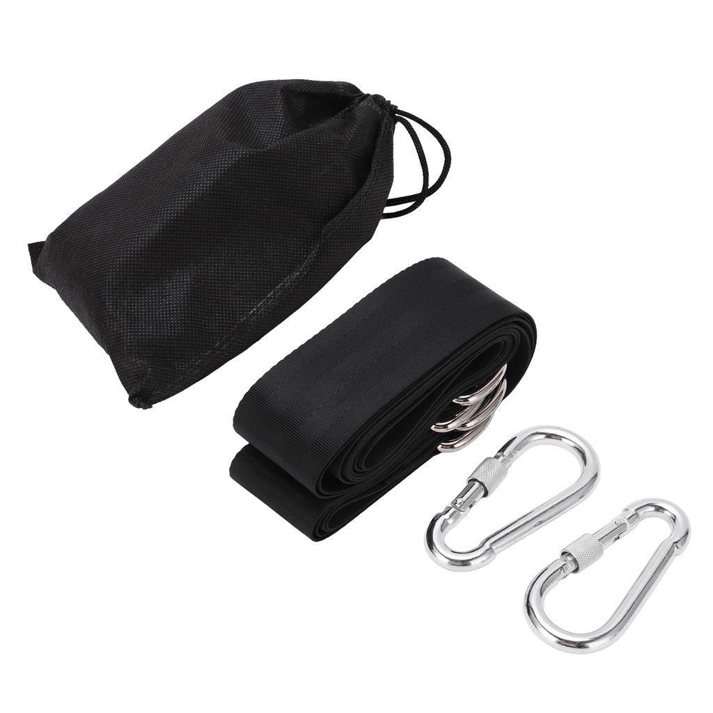 Качели Веревка Дерево Подвесные Ремни Комплект Большая Грузоподъемность Ремни для Гамака Веревка Карабин