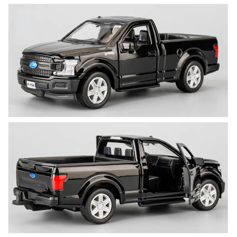 Ford F150 SVT Raptor 2018 Пикап Симулятор Литье под давлением и Игрушечные Транспортные Средства Машинка с инерционным механизмом и открывающимися дверями RMZ city 1:36 Коллекционных Моделей из Сплава