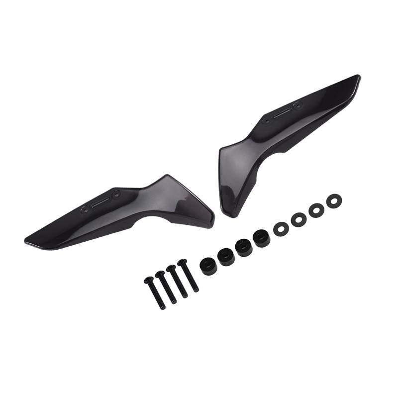 For MT-125 MT-15 MT125 MT15 - Motorcycle Windshield Side Wind Deflector Spoiler Fly Screen Gray