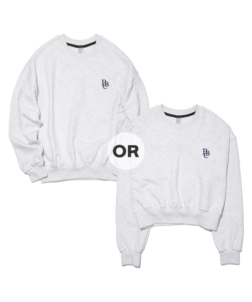 PAPERBOY Women'S Pbc Sweatshirt 2 Types - White Melange