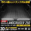 3D Sports Mat for Land Cruiser 250 Vehicle Waterproof Luggage Mat for Land Cruiser Cleans and Custom S YOURS [3-Row, 7-Passenger [Split Type]] 250,