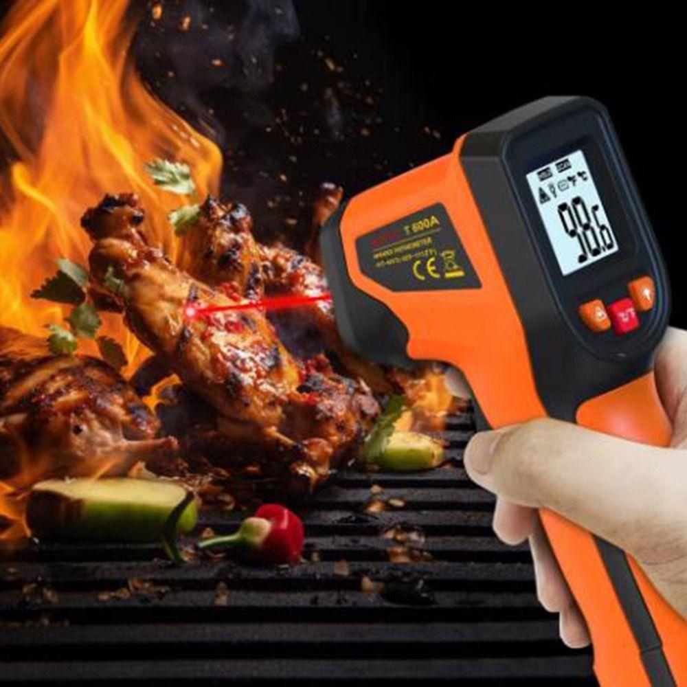 LCD Display Digital Temperature Meter Non-Contact Cooking Thermometer For Home