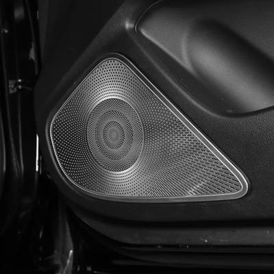 Крышка динамика двери автомобиля для Genesis G70 Декоративная накладка на панель динамика из нержавеющей стали Аксессуары для автомобиля
