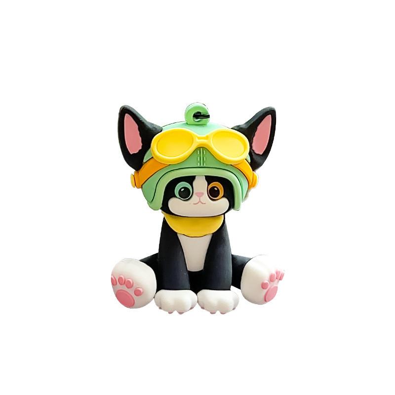 Брелок Пилот Кот Немецкий Дизайн С Колокольчиком Для Ключей От Машины И Детский Подарок