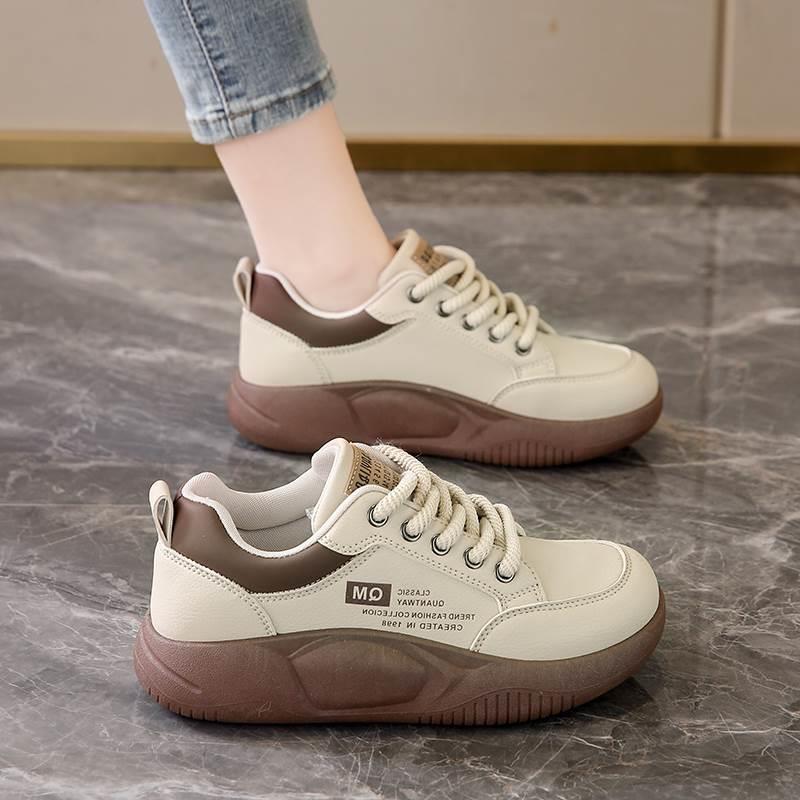 Кроссовки женские на весну и осень, верхняя одежда для полных, новые модели для беременных, нескользящая женская обувь с мягкой подошвой, на широкую ногу