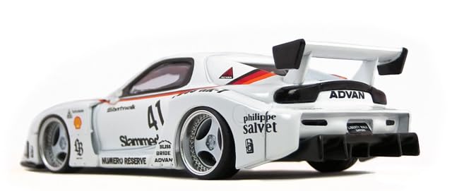 Gulliver D MODEL Customization Series MAZDA LB Super Silhouette White Finished Model DBW058A 1/64 RX-7