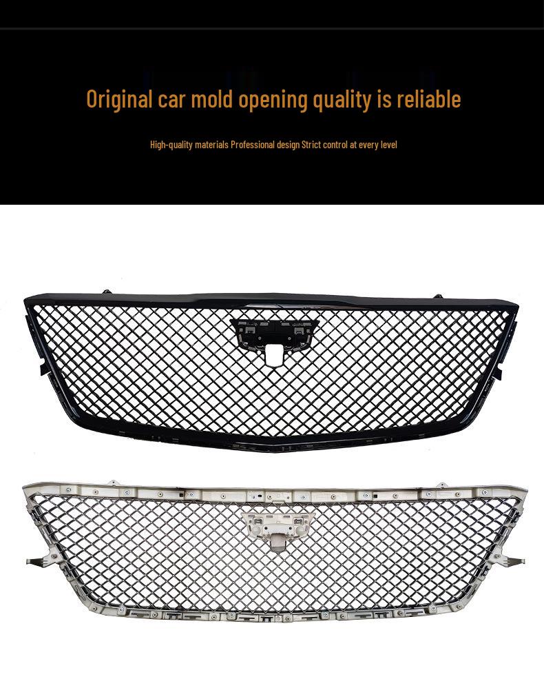 Two-Tone Black & Gray Grille Mesh for Cadillac CT6 Sport - Easy Installation