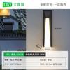 Outdoor Wall Lamp LED Black Lighting Exterior Light Fixtures AC110 220V Porch Lights Wall Mounted Garden Lamp for Patio Entryway