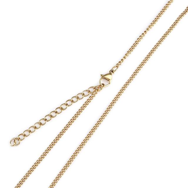 Ожерелье из нержавеющей стали для мужчин и женщин, кубинская цепочка с звеньями золотого цвета, серебряного цвета, панк-чокер, модные мужские ювелирные изделия, подарок