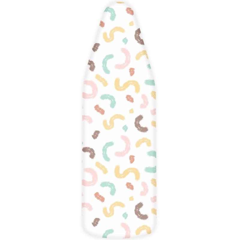 Heat-Resistant Ironing Board Cloth Cover - Non-Fray Fabric Covers With Multiple Pattern  Size Options (Washable Ironing Pad)
