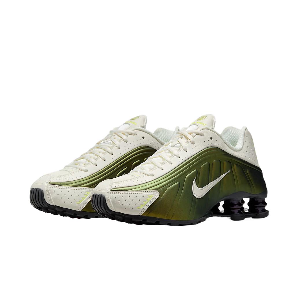 Nike Кроссовки женские Shox R4 Sail Light Lemon Twist Off Noir Зеленый Lt-Lemon-Twist-Off-Noir IB8062-133