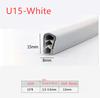 U Edge Banding Car Door Edge Protection Strip Decorative U Frame Bar Crashproof Strip Rubber Vehicle Sealing Strip Car Decor