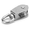 Single Pulley Universal 316 Stainless Steel Swivel Wheel Hanging Tool Fit for Ships Boat