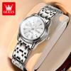 OLEVS 5513 Women's Watches Stainless Steel Strap Auto Date Week Luminous Waterproof Elegnat Luxury Original Quartz Wristwatches