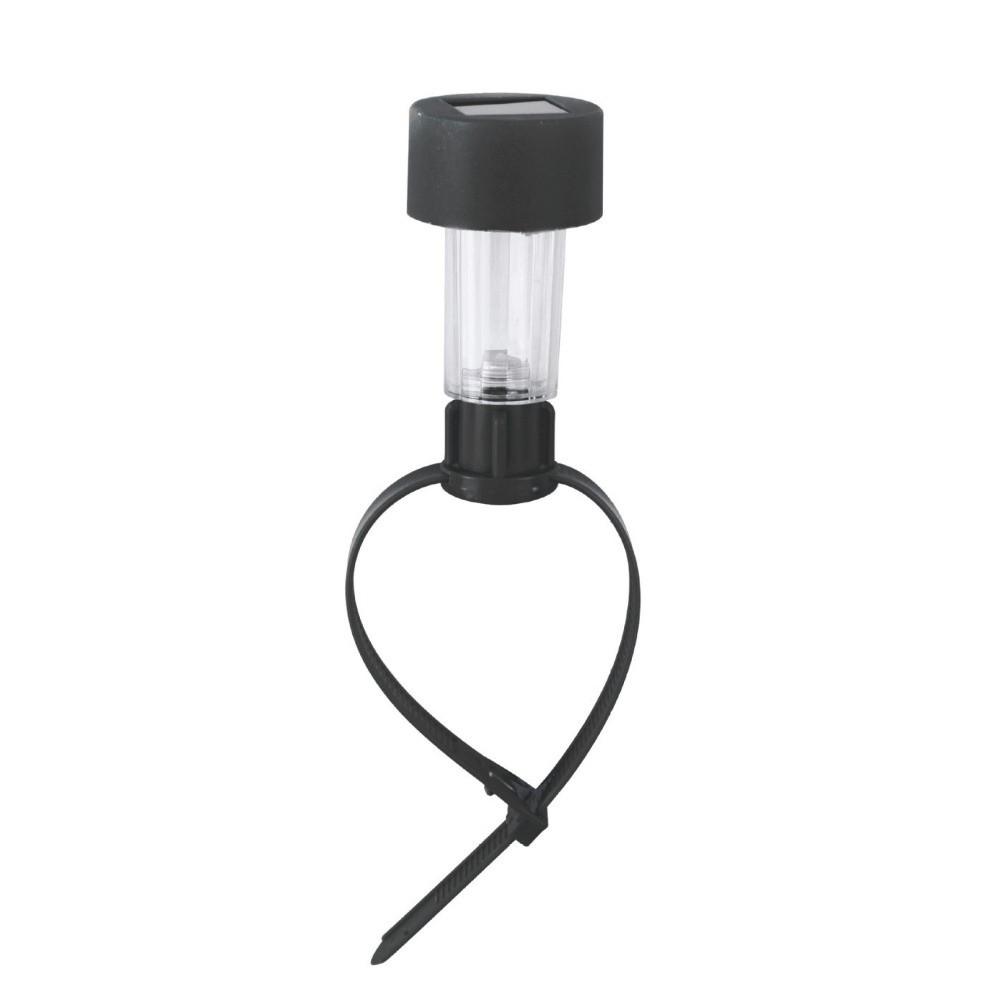 6pcs with Zip Tie Pool Fence Light LED Plastic Garden Lighting New Solar Pool Light  Outdoor Use
