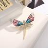 Butterfly Dragonfly Brooch For Women Coat Dress Anti-Glare Lapel Pins Clothing Accessories Jewelry Party Gift