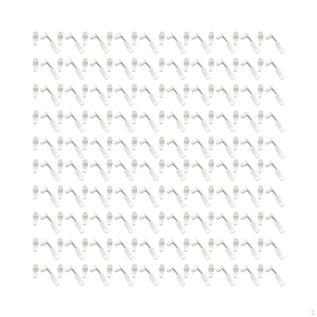 100 Pieces Lamp Shade Clips Ceiling Light Fixed Clip for Flush Mount Lights Fixture