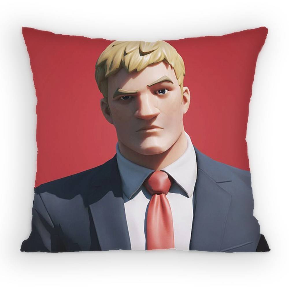 Game Character Fortnite Jonesy Pillow Case Sofa Living Room for Bedroom car Headboard Backrest Cushion Square Cushion Nap Time