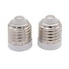 2/5pcs AC 110V 220V E27 To E17 Screw power Socket Base Holder LED light bulb Halogen CFL adapter Converter for E27/E17
