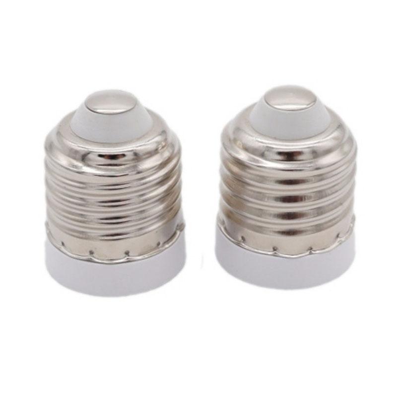 2/5pcs AC 110V 220V E27 To E17 Screw power Socket Base Holder LED light bulb Halogen CFL adapter Converter for E27/E17