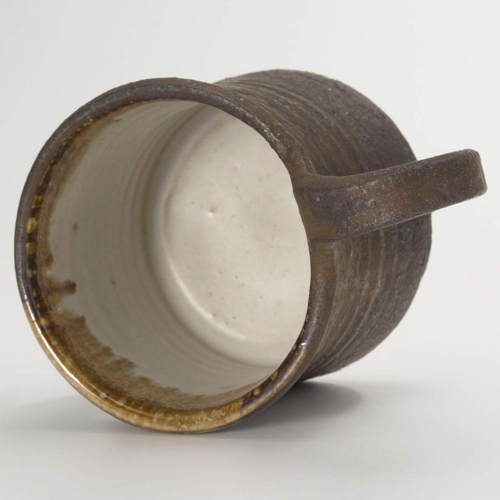 Marui Seito Shigaraki Ware Hechimon Mug with Brown Tag