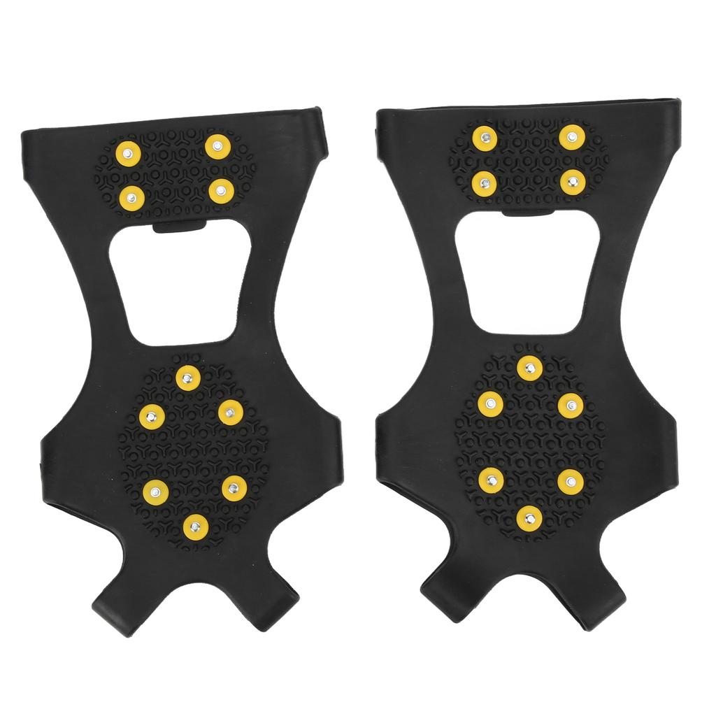 2PCS 10 Teeth Crampons Outdoor Snow Climbing Crampons Anti Slip Shoe Spikes Ice Crampons for