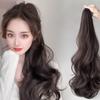 Натуральный женский пушистый длинный вьющийся высокий хвостик парик с зажимом для волос Hottie Girls невидимые волны конский хвост наращивание