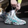 Новинка 2023 года, мужские кроссовки в стиле ретро, ​​мужская обувь с высоким берцем на массивной подошве, повседневная обувь с дышащей толстой подошвой, размеры 36–47