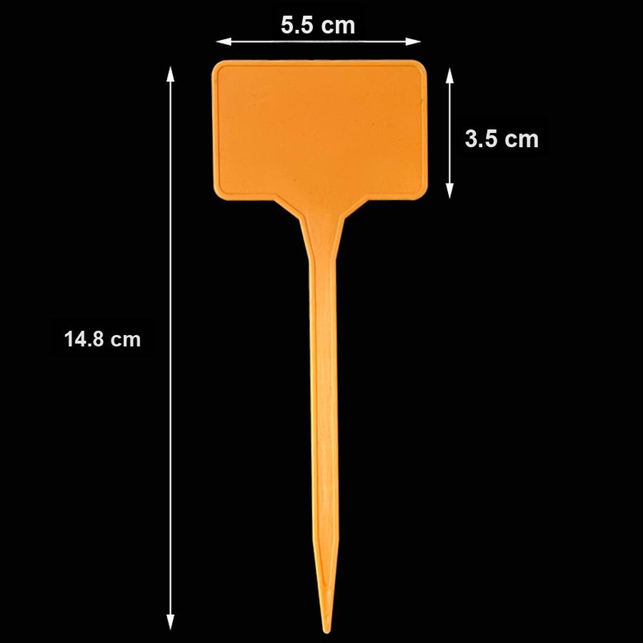 10 шт. Цветочный горшок Пластиковый Суккулент Садовый маркер Бирка для растения Бирка-этикетка Подвесная бирка