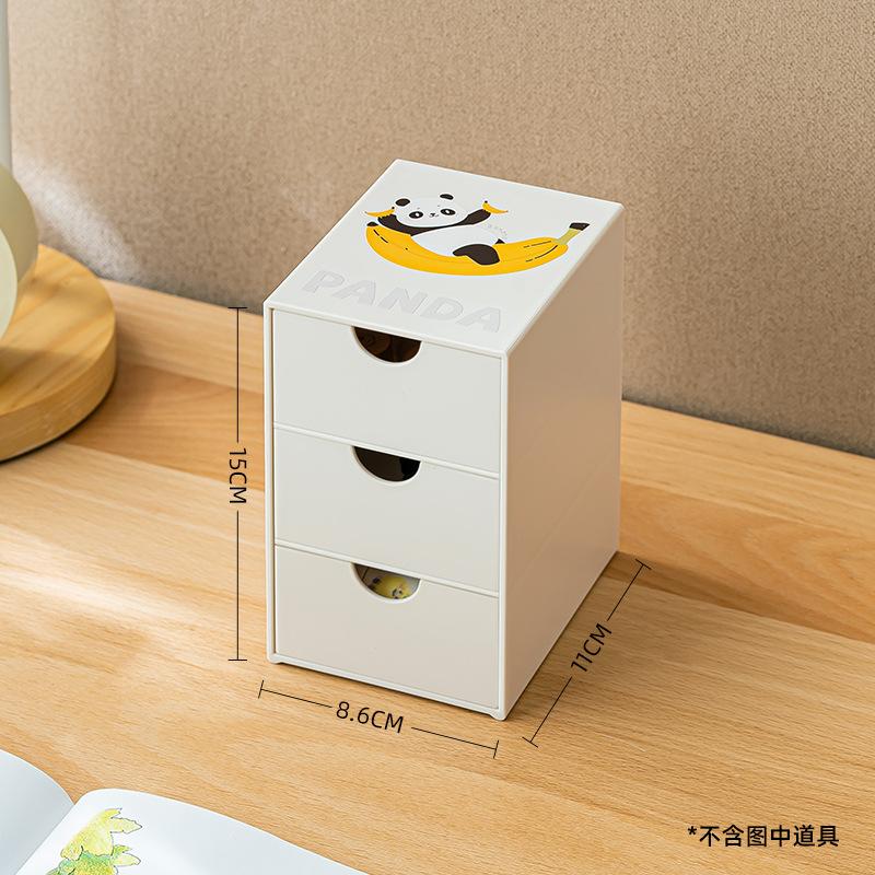 Настольный ящик для хранения косметики, пластиковые коробки для хранения украшений, офисные канцелярские принадлежности, органайзеры для косметики