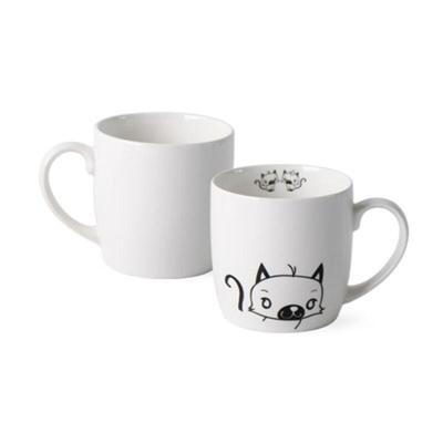 Кружка для пары с котами 2 шт.