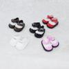 Leather Mini Shoes 20cm Doll Dressing Mini Adhesive Shoes  Birthday Gifts