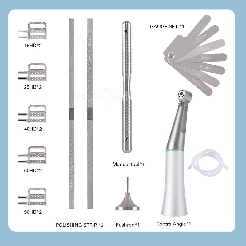 Azdent Contra Angle Handpiece 4:1 Reduction Multi-functional Sets Vertical Reciprocating Interproximal Stripping