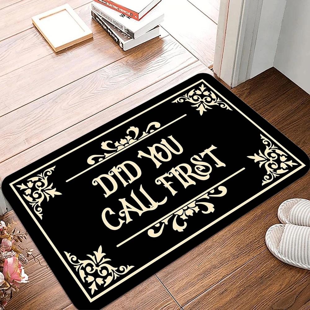 VIKAMA Fun Welcome Doormat Indoor & Outdoor Non-Slip Entrance Rug Living Room & Bedroom Floor Mat Home Decor