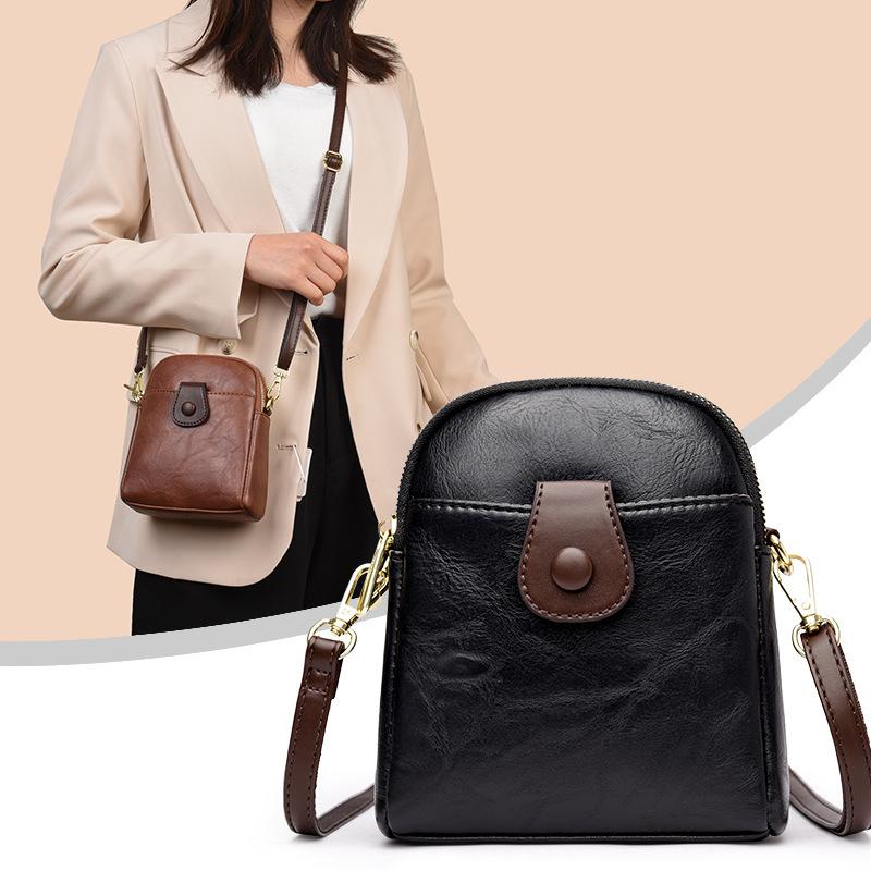 Новая сумка для мобильного телефона Niche High-end Feeling, большая вместимость, два отделения, простая сумка через плечо на одно плечо