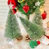 1Pc Luminous Mini Christmas Trees Beautiful Small Artificial Xmas Trees Desk Decorations Christmas Home Decorations
