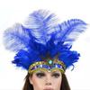 Kids Peacock Indian Hair Accessories Feather Headdress Halloween Carnival Hair Band