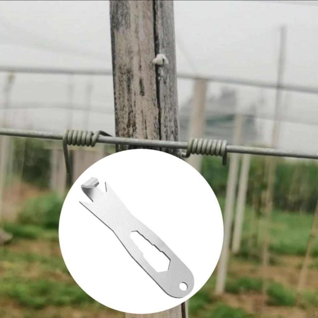 Устройство для скручивания колючей проволоки для зажимов Т-образных столбов