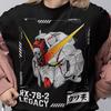 Унисекс, Футболка Gundam, Футболка с аниме 90-х, Винтажная футболка, Футболка для любителей роботов из аниме, Футболка с аниме, Футболка с японской мангой, Ретро футболка с аниме Gundam