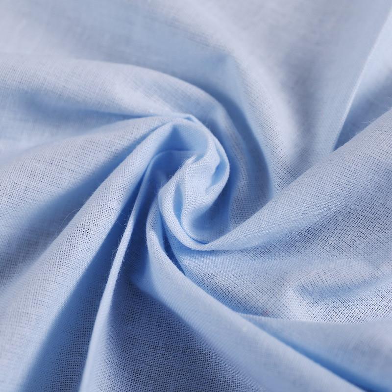 5Pcs/set 40x40cm Solid Color Cotton Women Pocket Squares Handkerchiefs Soft Suit Sweat Hankies Party Gift