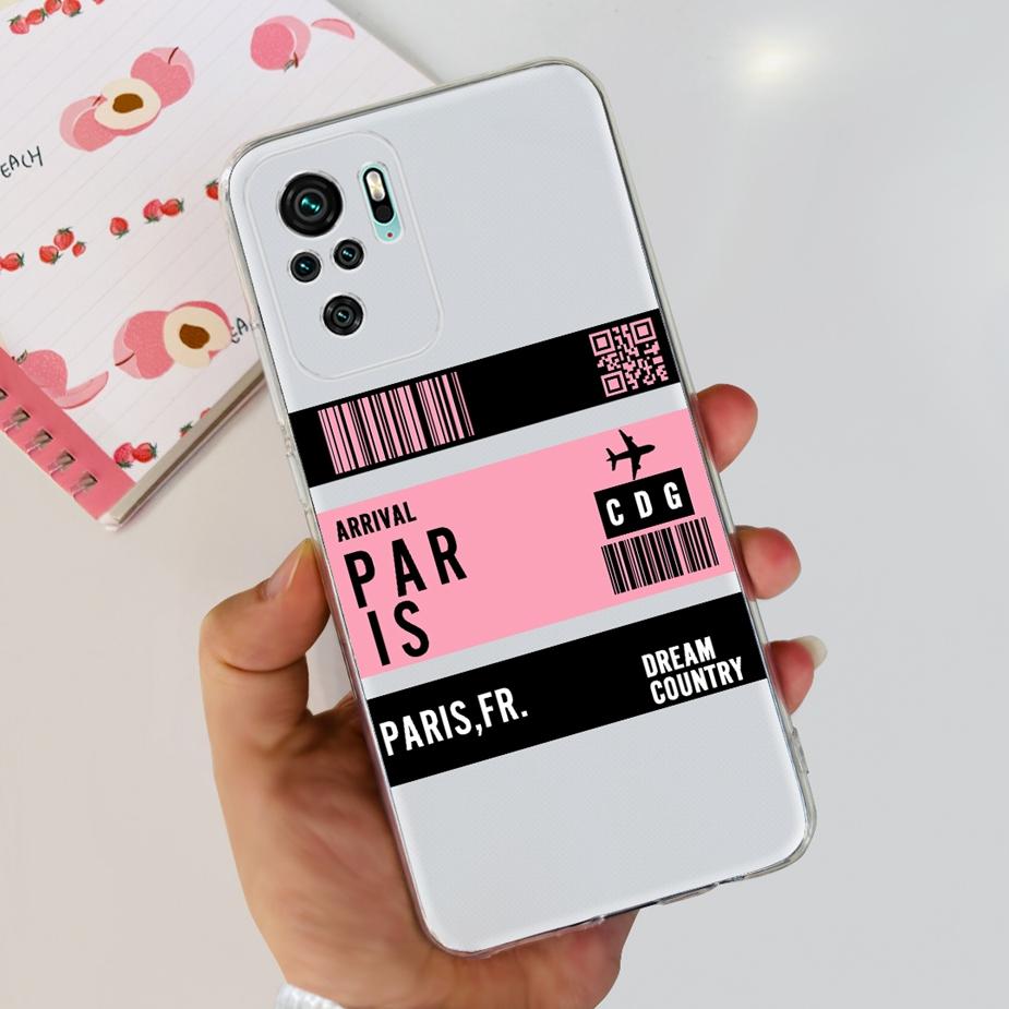 Для Xiaomi Redmi Note 10 4G Чехол Redmi Note 10S Роскошный Расписной Чехол-Крышка Для Xiaomi Redmi Note 10 Pro Max Note10 S Мягкие Fundas