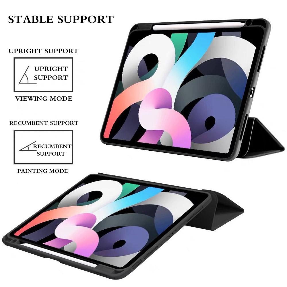 С держателем для карандаша Чехол Для iPad Pro 11 12.9 9.7 Обложка iPad 10.5 10.2 Air 4 5 10.9 10-го 11-го 9-го 8 7-го Поколения Mini 6 Capa