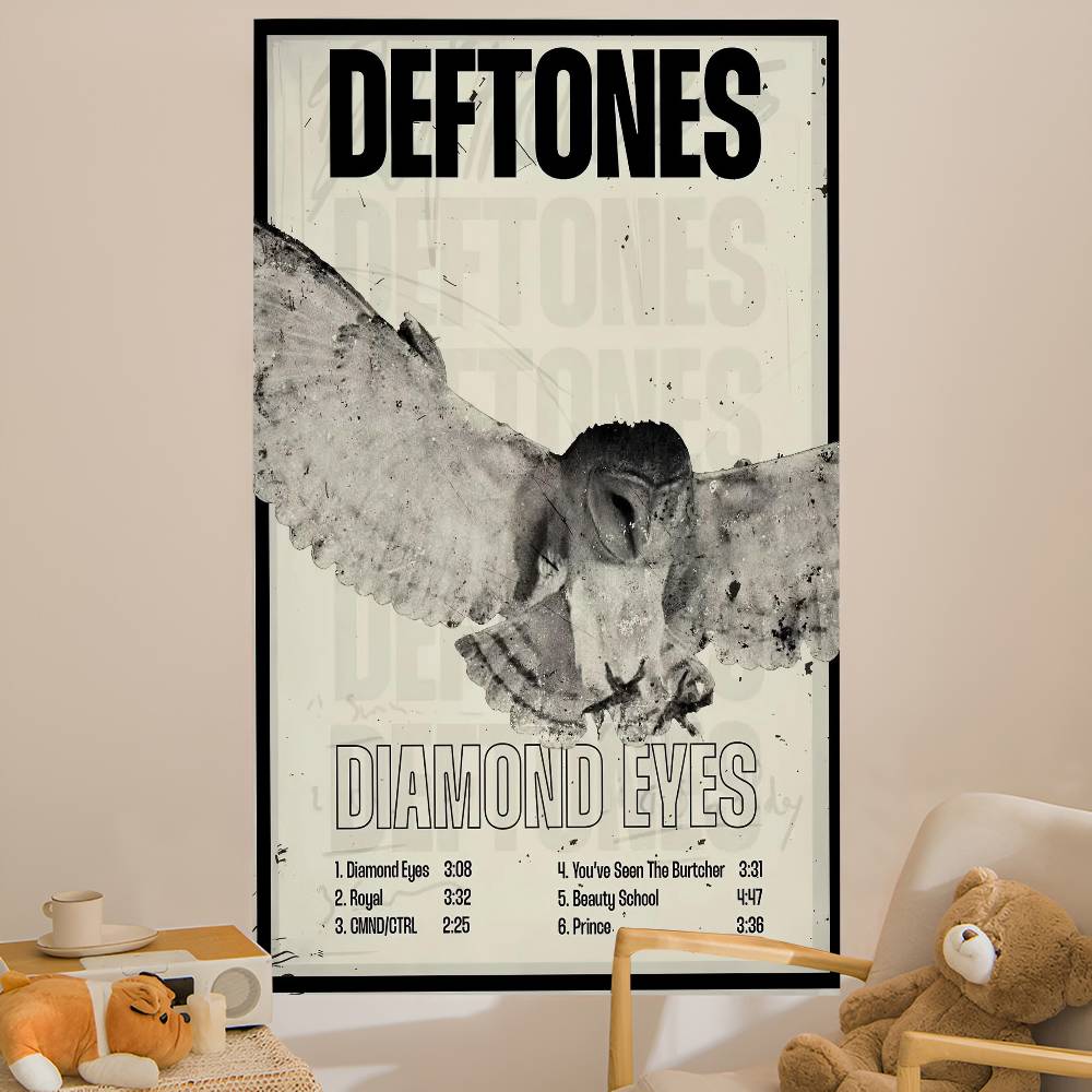 Рок DDeftones Группа Диаграмма Гобелен Богемные Настенные Гобелены Мандала Настенное Искусство Декор