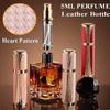 5ml Spray Bottle PU Leather Cosmetic Container Portable Parfume Atomizer Bottle Travel
