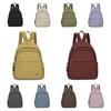 Portable Women Nylon Backpack Waterproof Minimalist Commuting Backpack  Travel