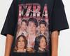 Ретро-рубашка EZRA MILLER, Винтажная рубашка в стиле homage Эзры Миллера, Подарок фанату, Т-футболка с ретро-рок-постером Эзры Миллера, Футболка в стиле рок-дизайна 90-х