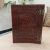 Leather Ring Binder, Tree Of Life Grimoire Binder, Leather Binder