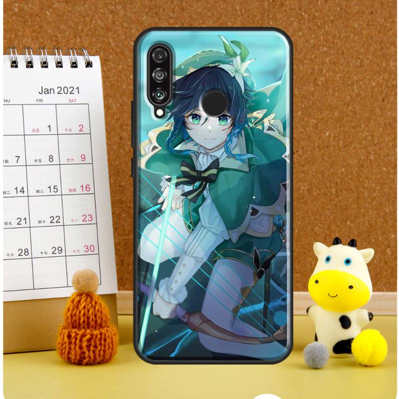 Чехол Genshin Impact Венти для Huawei Nova 12i 12s 7i 8i 11i 11 9 10 SE Y60 Y61 Y70 Y72 Y73 Y90 Y91 P30 P40 Lite