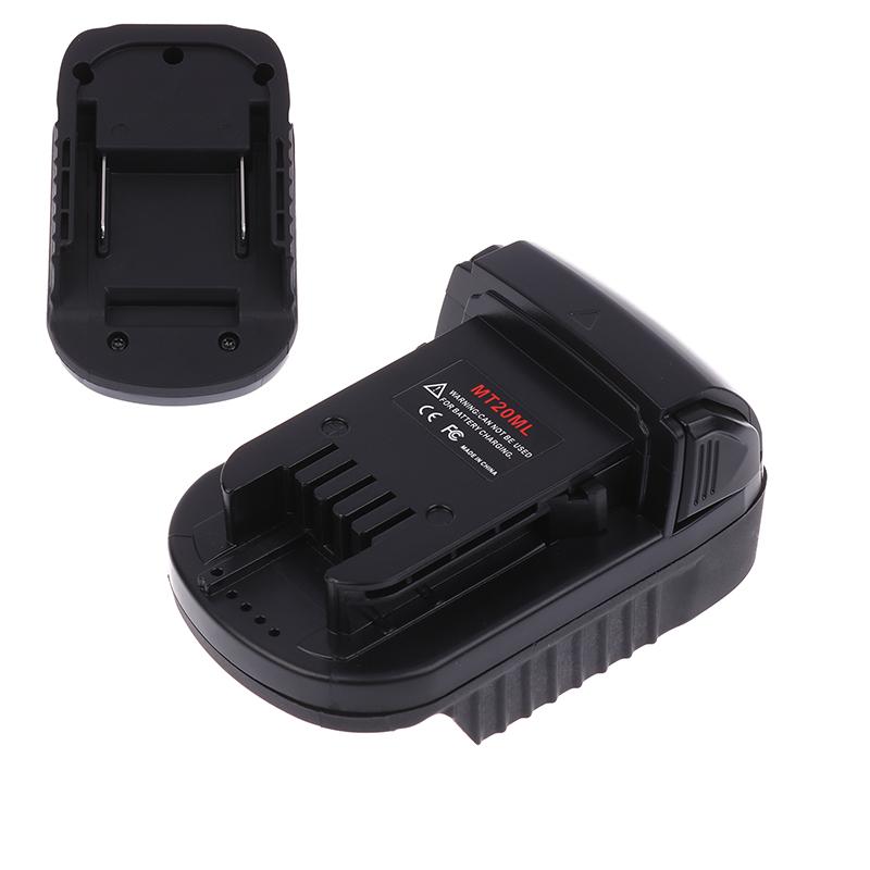 1 шт. для литий-ионного аккумулятора Makita 18 В Bl1830 Bl1860 Bl1815, переходник для литиевого аккумулятора Milwaukee 18 В Mt20Ml